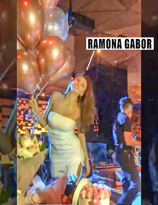 Ramona Gabor, super-party într-un club din Dubai