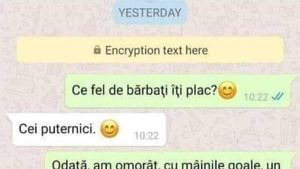 Bancul începutului de săptămână | "Ce fel de bărbați îți plac?"