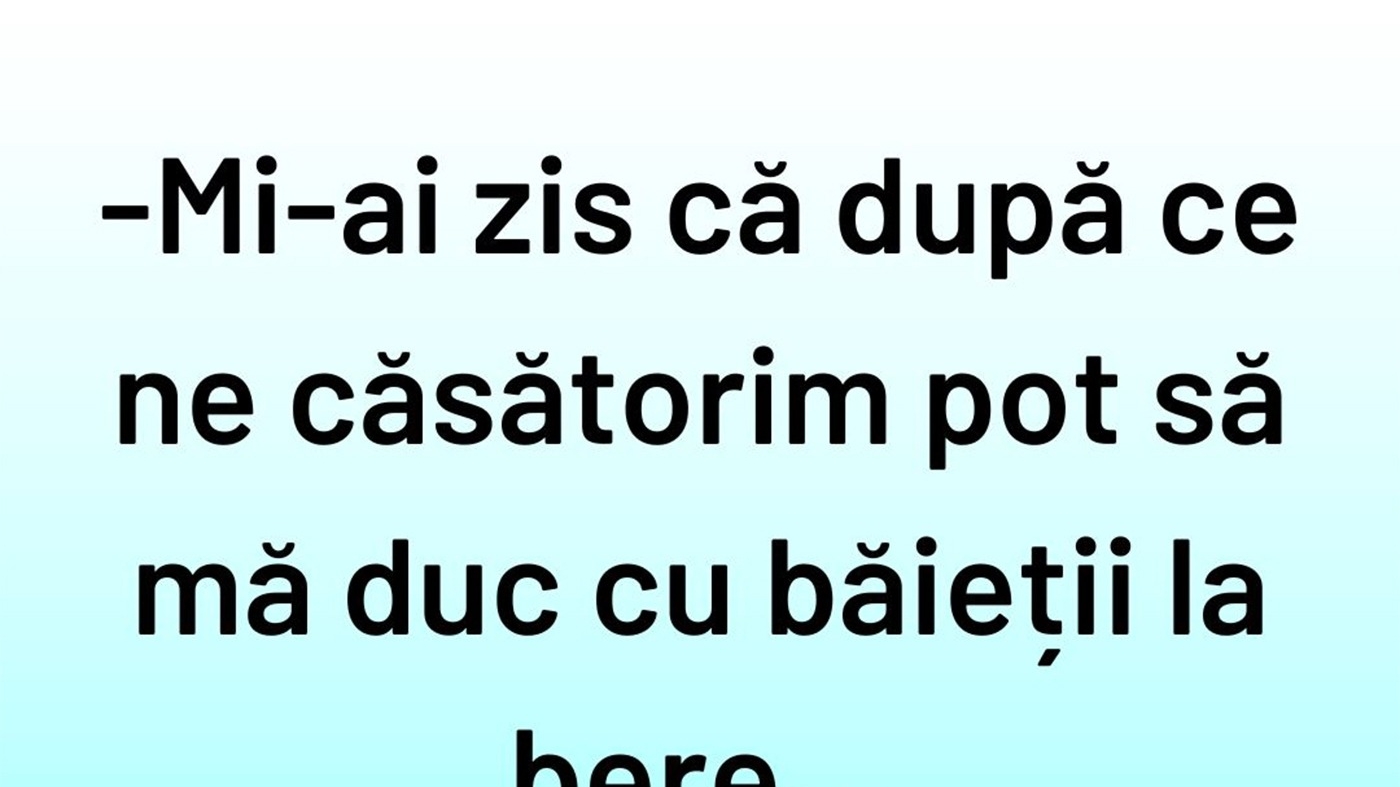 BANCUL ZILEI | Promisiuni conjugale