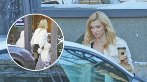 Andreea Bălan a blocat, din nou, traficul din Capitală! Fustița e tot mai scurtă, chiar și pe ger