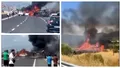 VIDEO Filmul tragediei din drumul spre Thassos! Trei persoane au murit pe loc şi două au fost grav rănite într-un accident rutier. Printre martori s-ar afla și români!