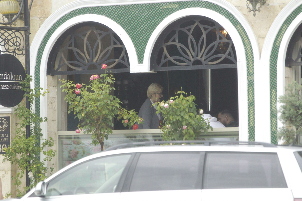 Alex Bodi și Mihai Costea, poreclit Nilă, au luat un prânz intim la restaurantul Mandaloun