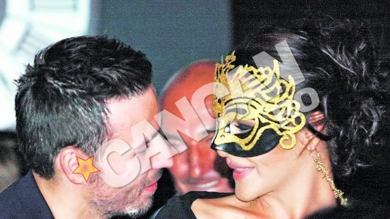 Adrian Cristea a flirtat toata noaptea, soptindu-i vorbe dulci la ureche. In tandreturi cu o bruneta misterioasa