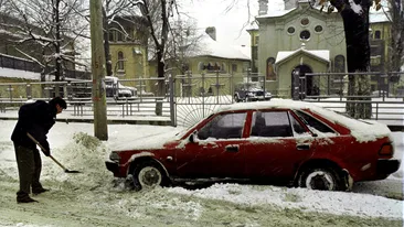 Codul GALBEN de ninsori si viscol se prelungeste! Vezi judetele afectate