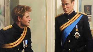 Printii William si Harry au portret oficial