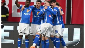 Farul - Sheriff Tiraspol 1 - 0. Victorie importantă obținută de echipa lui Gică Hagi în preliminariile Champions League