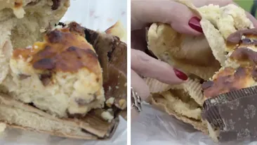 Ce a descoperit o femeie din Bucureşti într-o felie de pască, de la supermarket? Când a muşcat din ea, să leşine