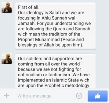 Conversaţia lui Christian Sabbagh cu Luigi Boicea - jihadistul din Craiova - sub aliasul Umar Al-Amen Ibn Marwaan