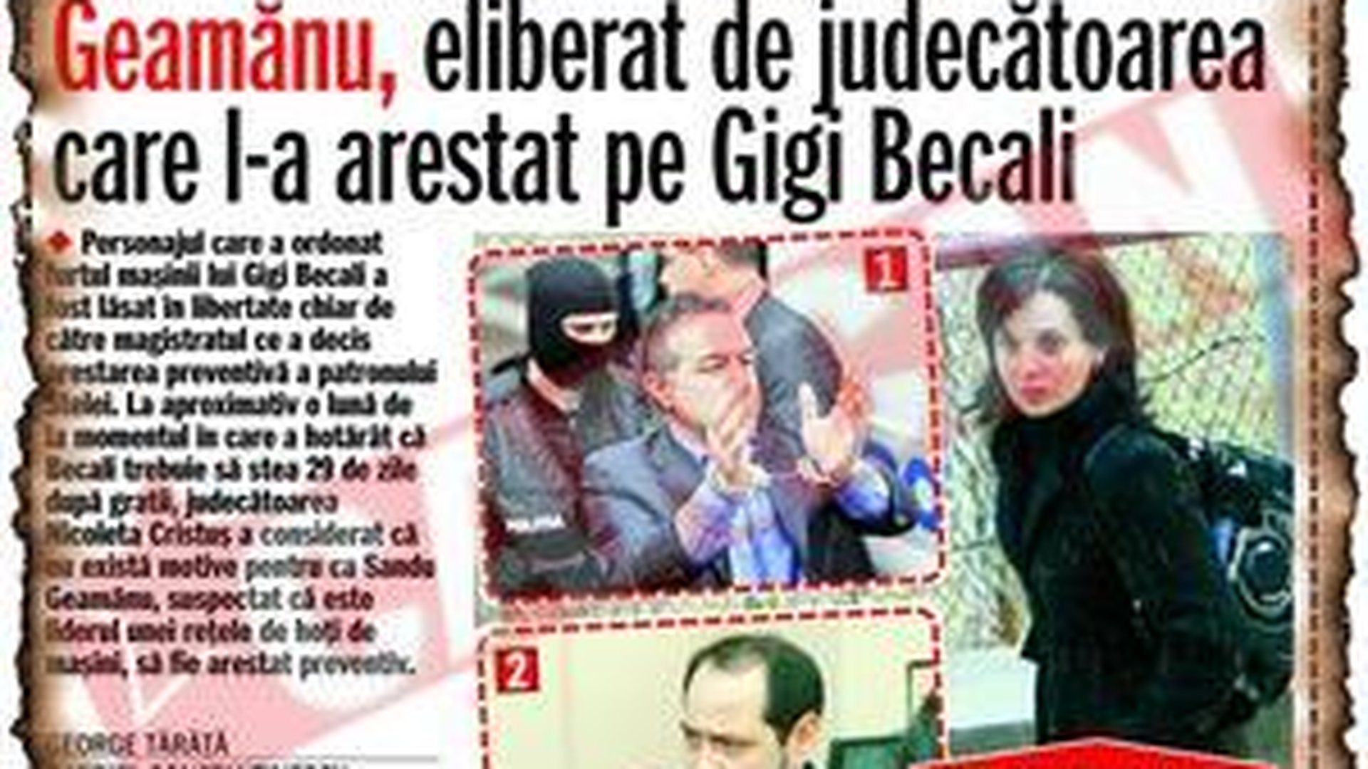 Judecator cu "dedicatie" pentru Gigi Becali