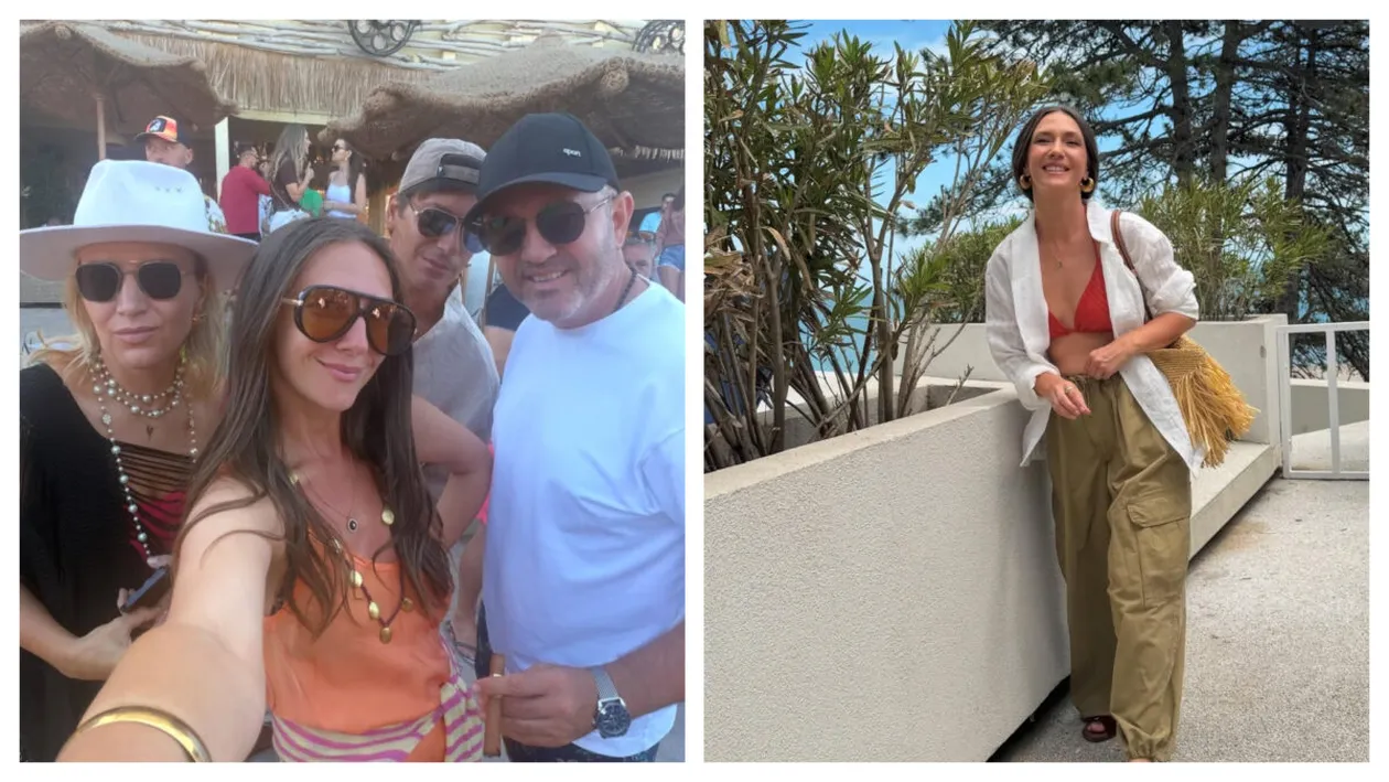 Adela Popescu și Radu Vâlcan, vacanță în familie pe litoral! Actrița a impresionat în costum de baie