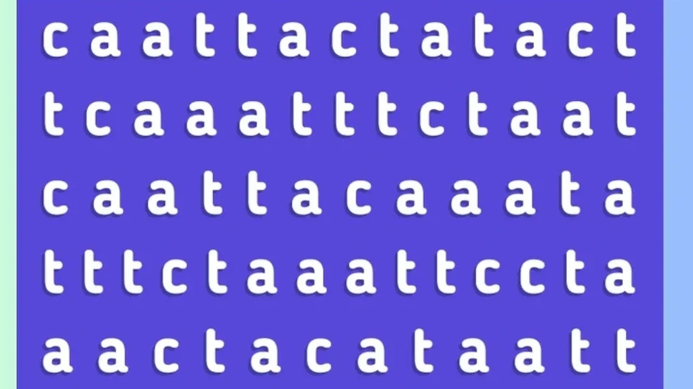 Test de inteligență | Numai cei cu IQ peste 200 găsesc cuvântul „Cat” în doar 20 de secunde!