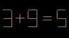 Test IQ exclusiv pentru genii | 3+9=5 este greșit. Pentru a corecta egalitatea, mutați un singur chibrit