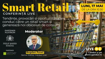 Conferință digitală LIVE ”Smart Retail. New Revolution” – Luni 17 mai de la ora 10.30