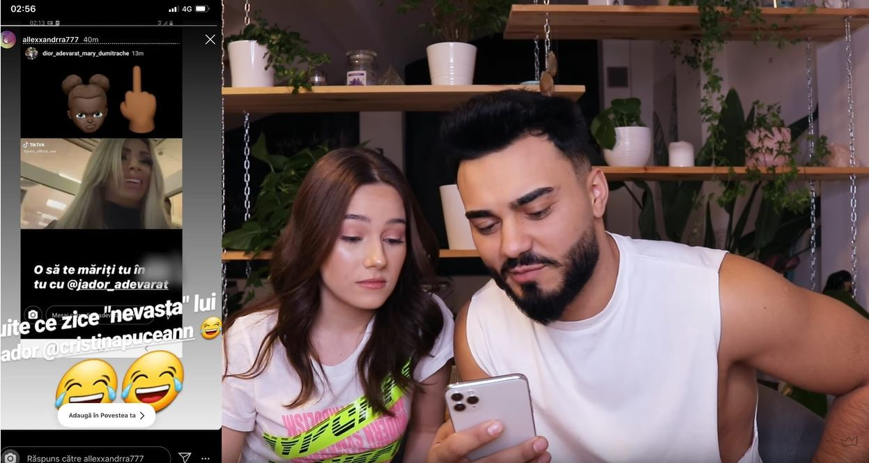 Jador și Cristina Pucean sunt împreună?! Ce poză sexy i-a trimis dansatoarea care concurează la Românii au Talent