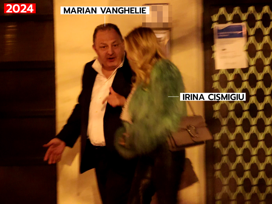 Marian Vanghelie și Irina Cișmigiu poartă o discuție