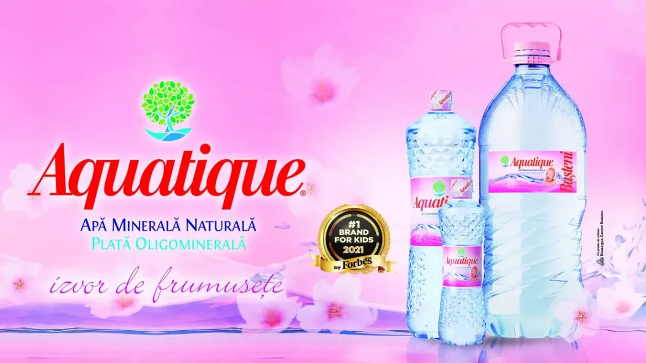 Aquatique, cel mai de încredere brand de apă minerală plată pentru copii