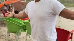Prezentatorul Survivor România, imagini dinaintea uraganului Elsa, care a lovit Republica Dominicană