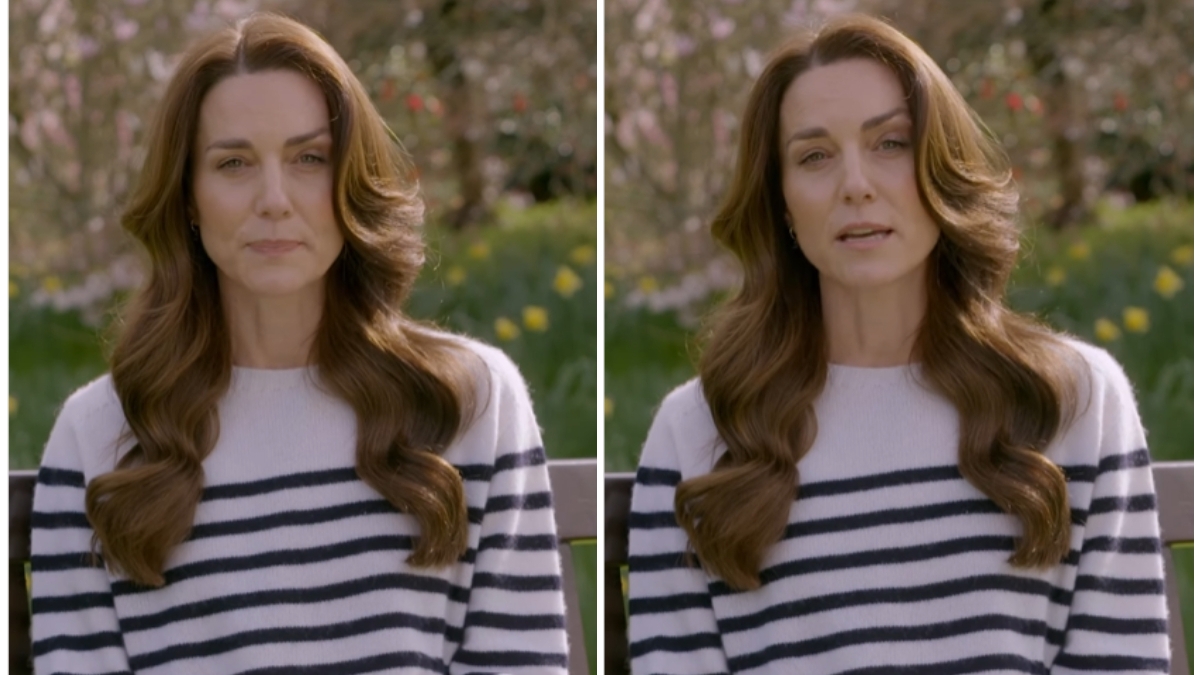 Detaliul pe care nimeni nu l-a observat în clipul cu Kate Middleton când anunța că are cancer. Gestul subtil care trădează adevărata ei stare