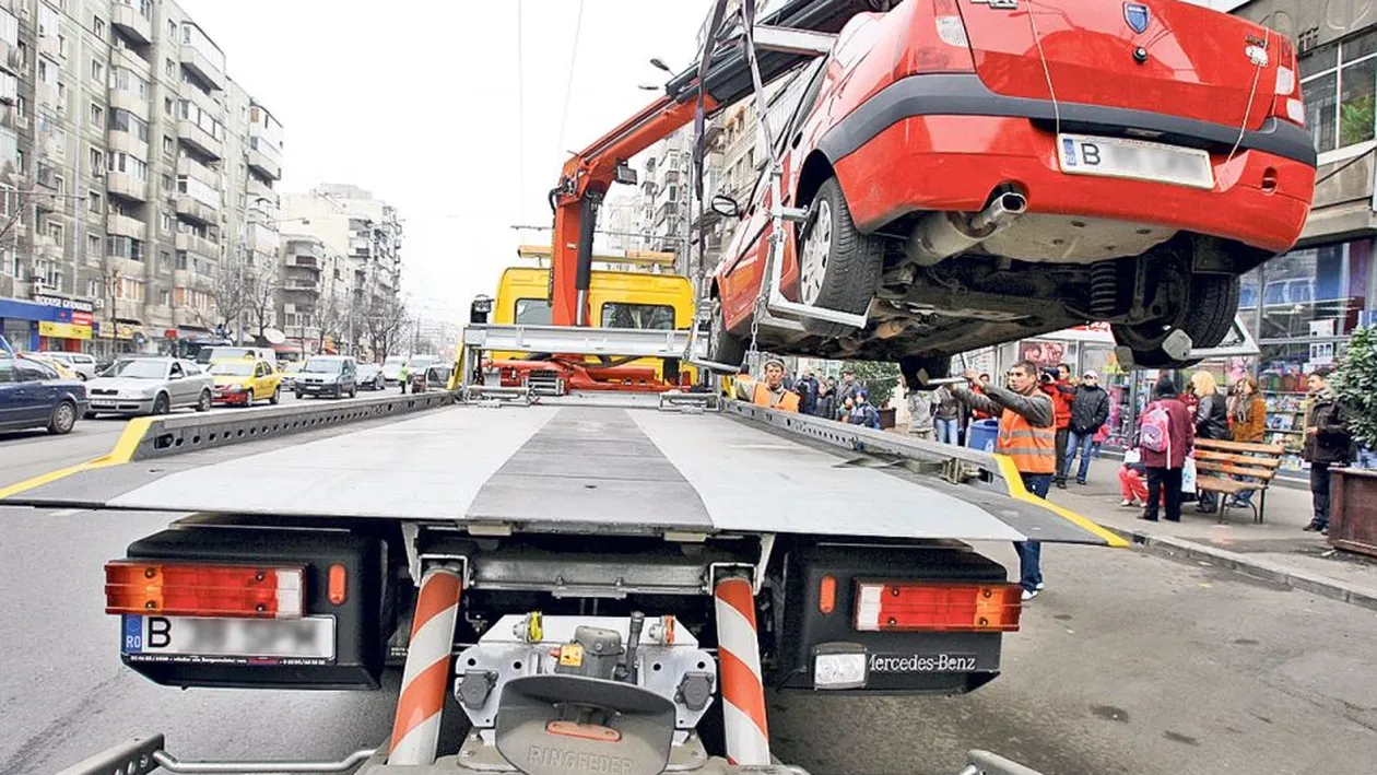 Aveți grijă unde vă parcați autoturismul! Legea privind ridicarea mașinilor parcate pe trotuare sau spații verzi a fost promulgată