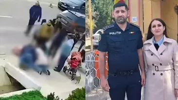 Un copil de 4 ani, lovit de mașină după ce a fugit pe șosea. Ce au făcut o studentă și un polițist în ultimele secunde