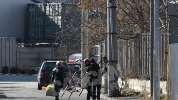 “Brigada diverse” fura haiduceste! Evadate din canal, doua cupluri de boschetari s-au infipt ca magnetii in curtea unui service!