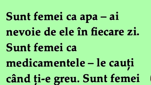 BANCUL ZILEI | Câte categorii de femei există, de fapt