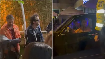 1 Mai la mare cu peripeții pentru celebrii actori Dragoș Bucur și Dorian Boguță. Bodyguarzii clubului Fratelli din Mamaia i-au oprit la intrare!