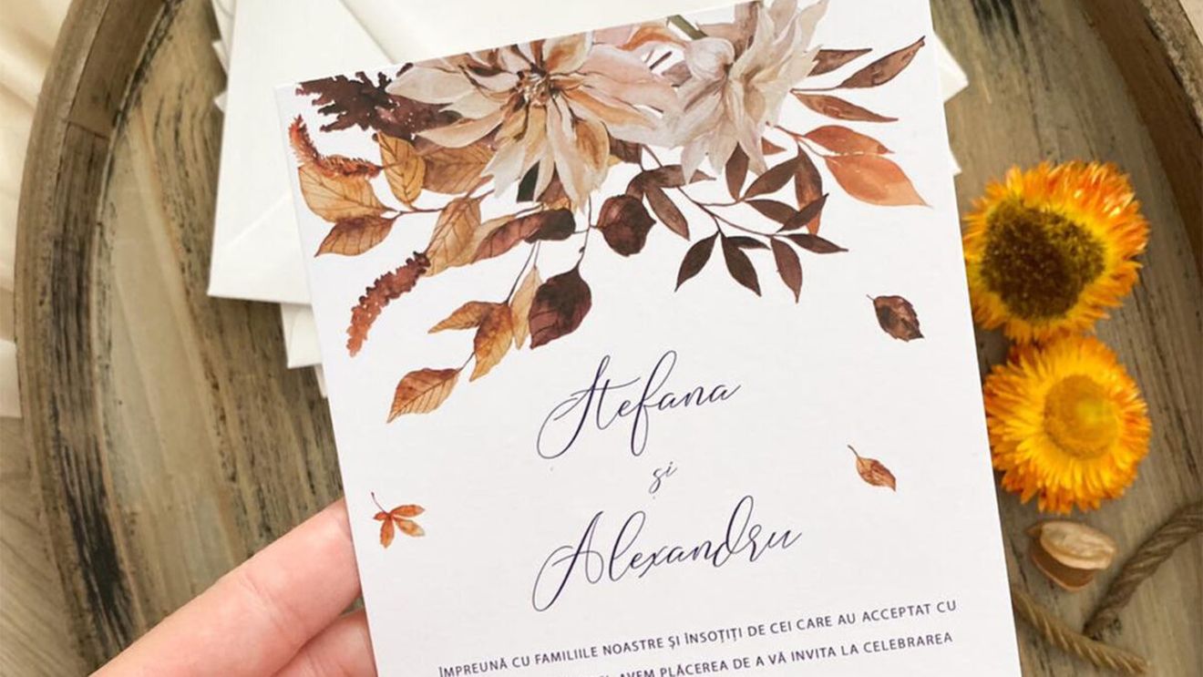 Un mire și mireasa lui s-au făcut de râs în fața tuturor. Ce au scris în invitația de nuntă