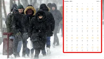 Vine iarna! Pe ce dată exactă va fi prima ninsoare în București și în marile orașe din România