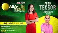 Alina Tecșor, invitata Irinei Fetecău la „Așa-i în tenis”! Jucătoare, antrenoare, căpitan-nejucător, vicepreședinte al FRT și mamă de sportiv