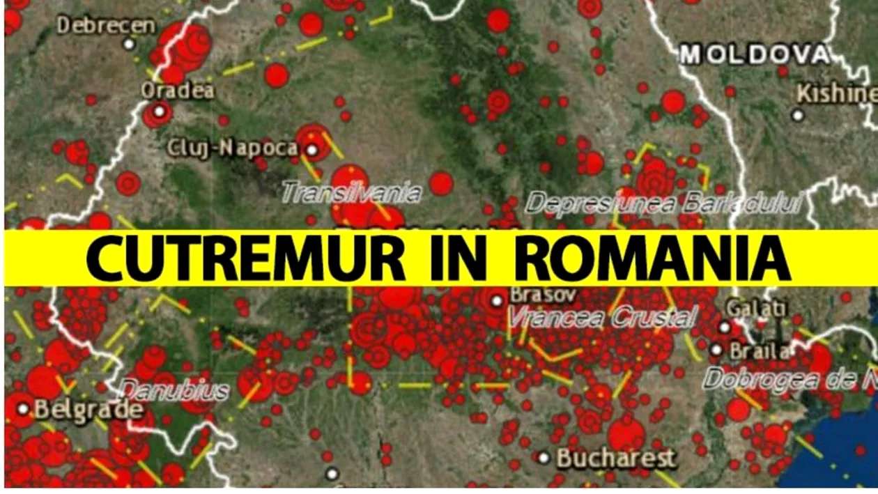 Cutremur însemnat în România! A fost cel mai mare din ultima perioadă!