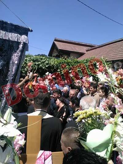 Alina Mohor a fost înmormântată joi (sursa foto: gorj-domino)