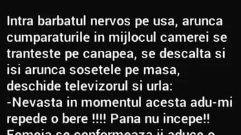 BANCUL ZILEI | Intră bărbatul nervos pe ușă