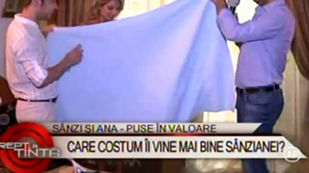 VIDEO Sanziana Buruiana s-a dezbracat in direct! Si-a prezentat costumele de baie
