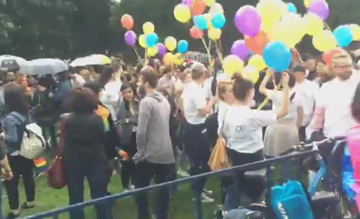 Marşul diversităţii a început în urmă cu puţin timp