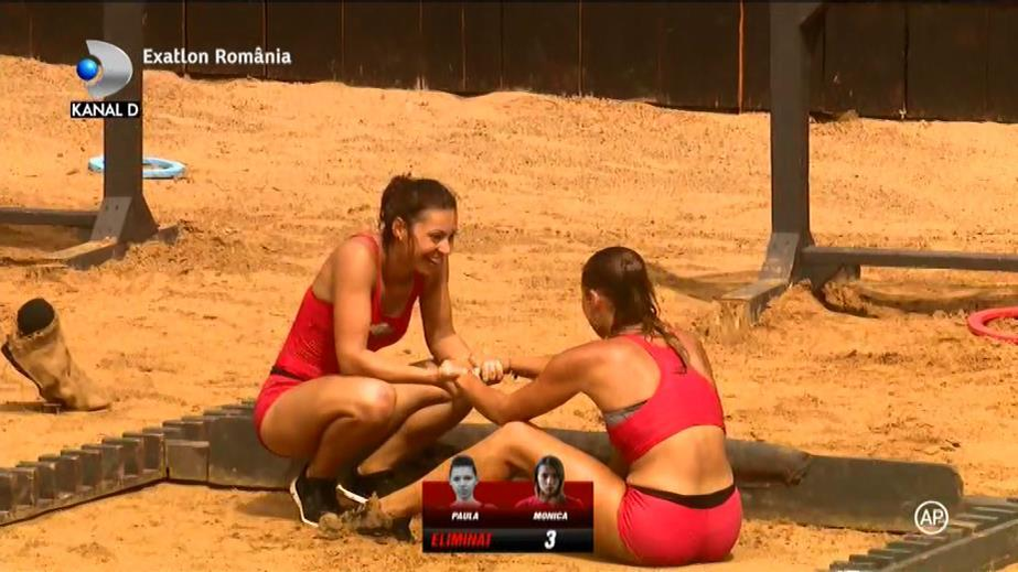 Exatlon 11 noiembrie! Paula Vieru a pierdut duelul cu Monica Roșu: “Mă simt fără vlagă, s-au terminat puterile“