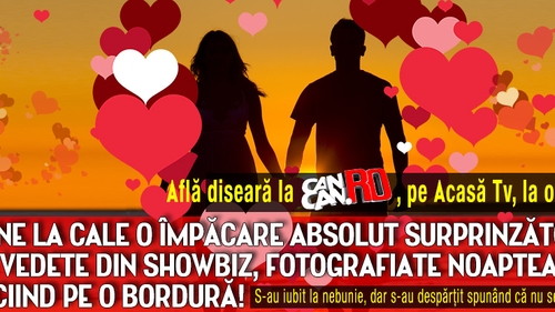 Se pune la cale o impacare absolut surprinzatoare! Doua vedete din showbizz, fotografiate noaptea, negociind pe o bordura!
