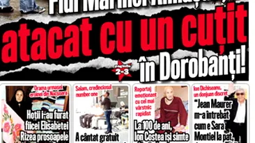 A aparut noul CANCAN de WEEKEND! Afla cum fiul Marinei Almasan a fost atacat cu un cutit in Dorobanti!