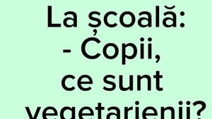 BANC | Bulă și vegetarienii