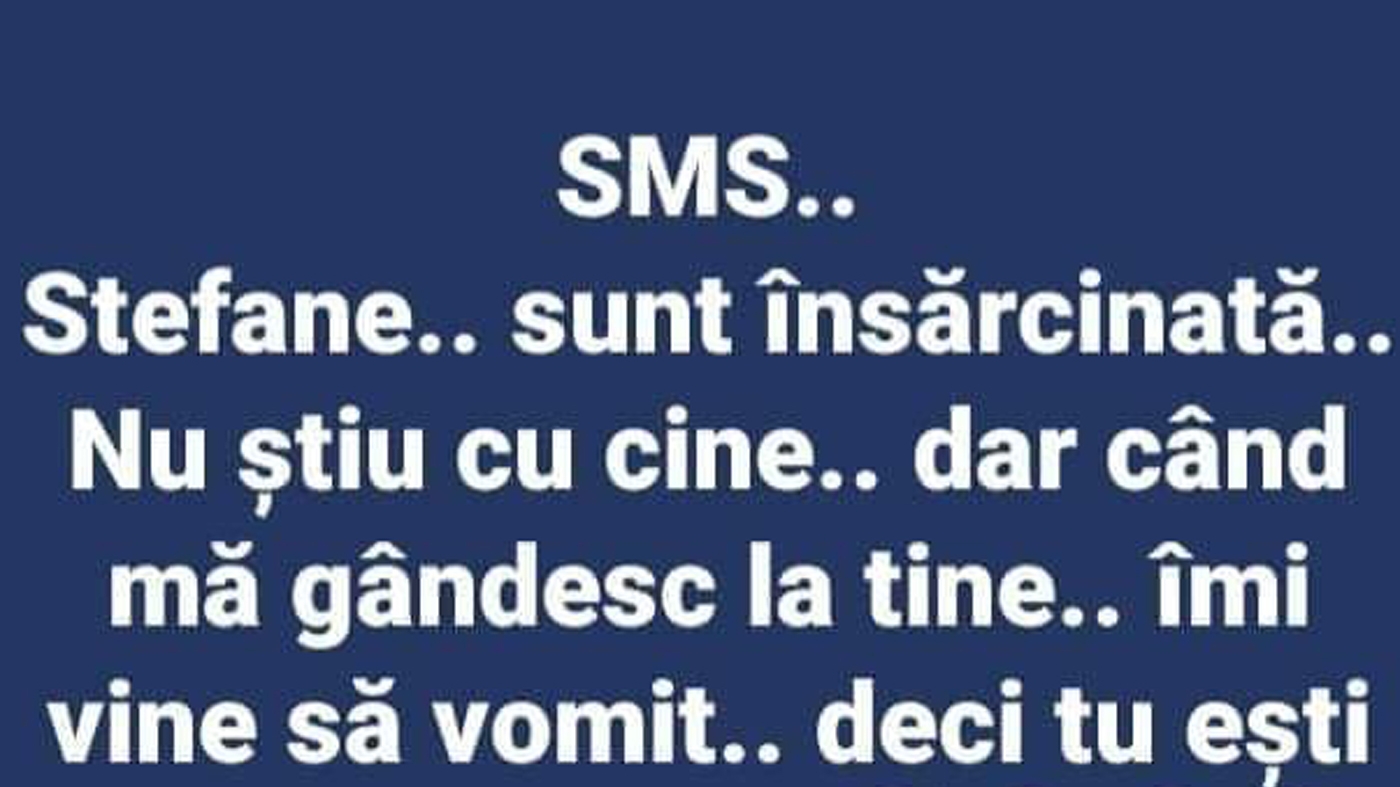 BANCUL ZILEI | "Ștefane, sunt însărcinată. Nu știu cu cine, dar.."