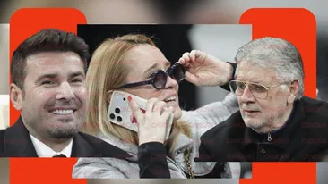 Andreea Esca, Adrian Mutu și Gino Iorgulescu, în mijlocul suporterilor tricolori. Vedetele au invadat stadionul la meciul România - Turcia