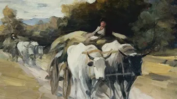 Carul cu boi, furat de o vaca! Tabloul lui Grigorescu a fost sustras de o menajera!