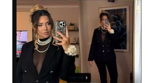 De ce s-a îmbrăcat Daniela Iliescu în costum negru la nunta lui Iancu Sterp cu Denisa Coțolan. Ținuta atipică a fost aspru criticată!