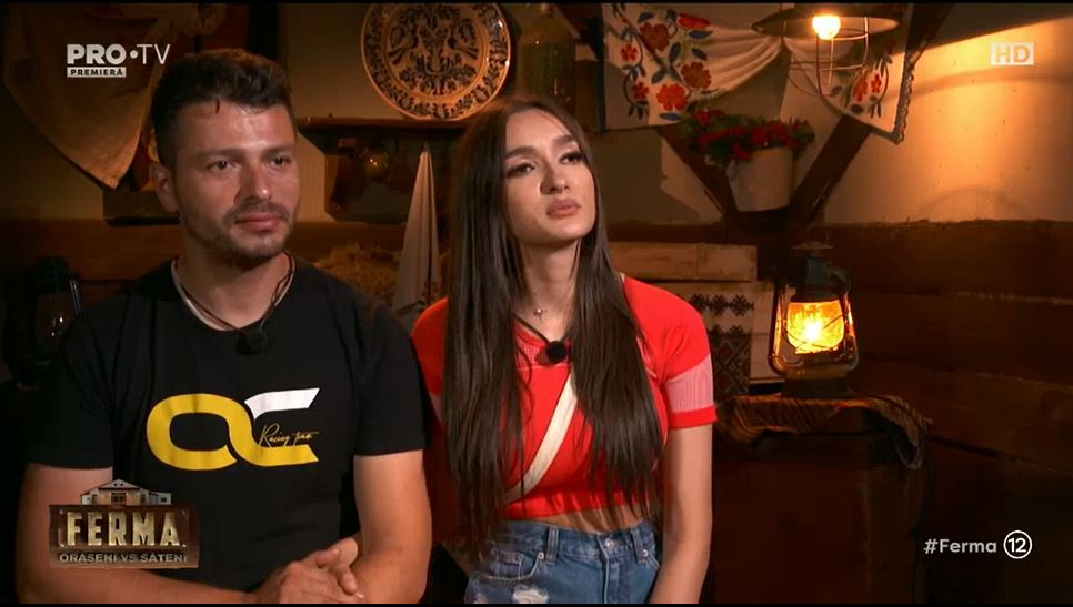 Viviana Sposub și George Burcea, în tandrețuri la “Ferma”. S-au ținut de mână și i-a propus să meargă împreună acasă, la părinții ei: “Îmi place foarte mult Viviana”