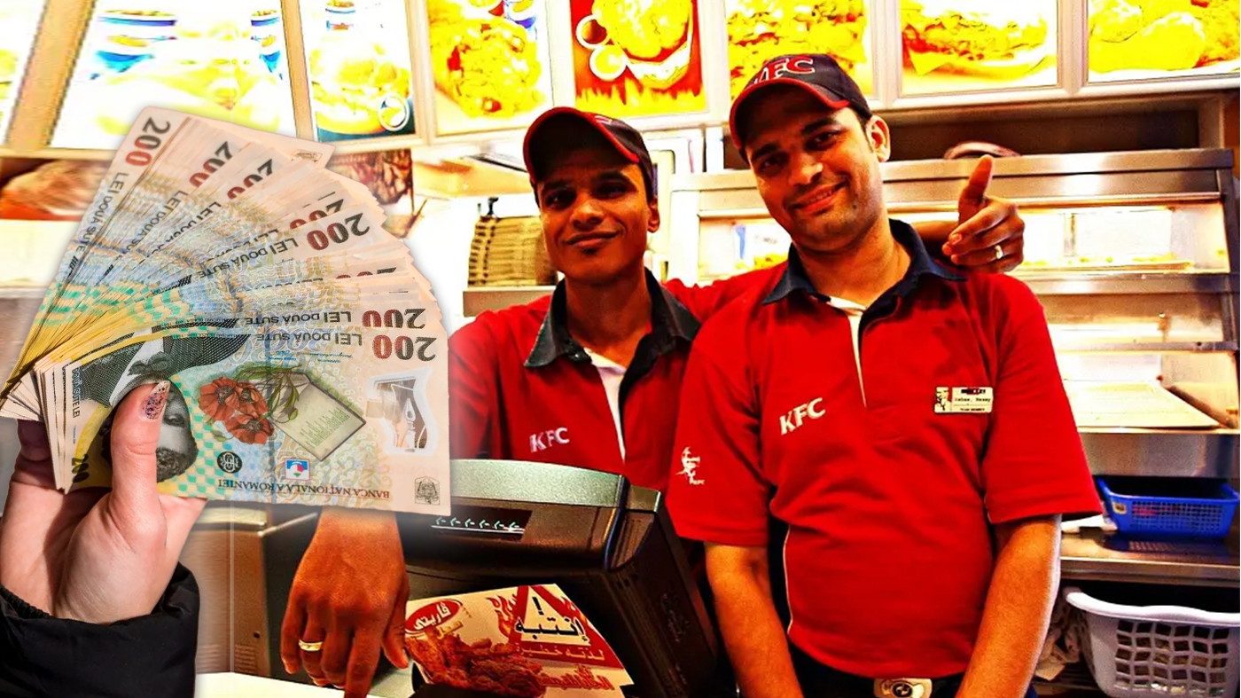 Câți lei câștigă un casier în restaurantele KFC, acum, în martie 2023. Primește bonus 50% din salariu net, cu o condiție