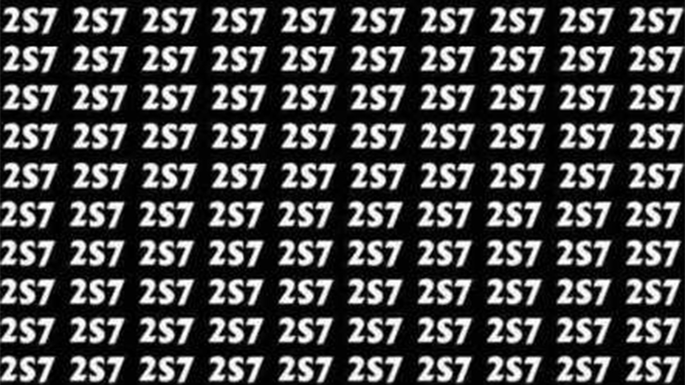Test de perspicacitate | Găsiți numărul 257 în cel mult 5 secunde!