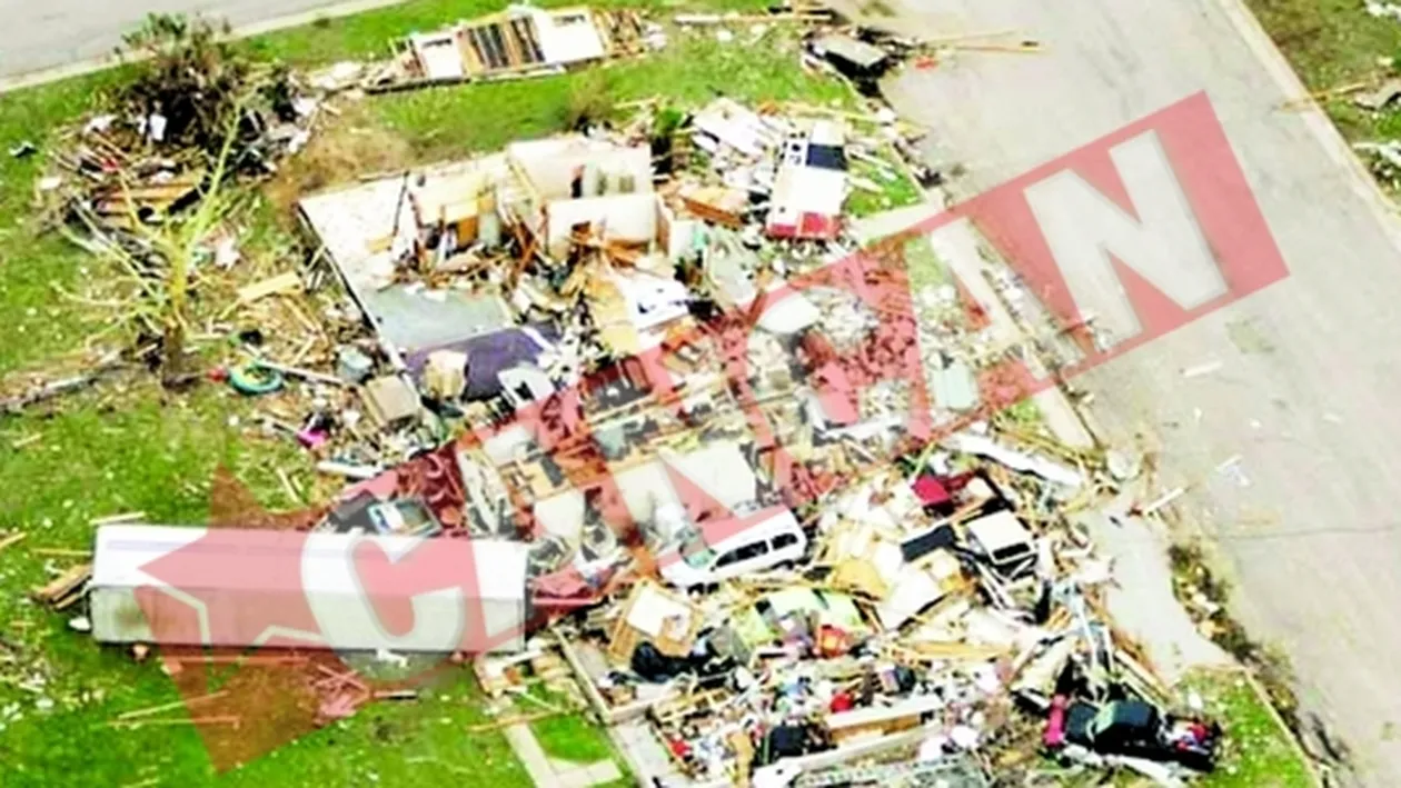 Oras distrus de tornada, in America