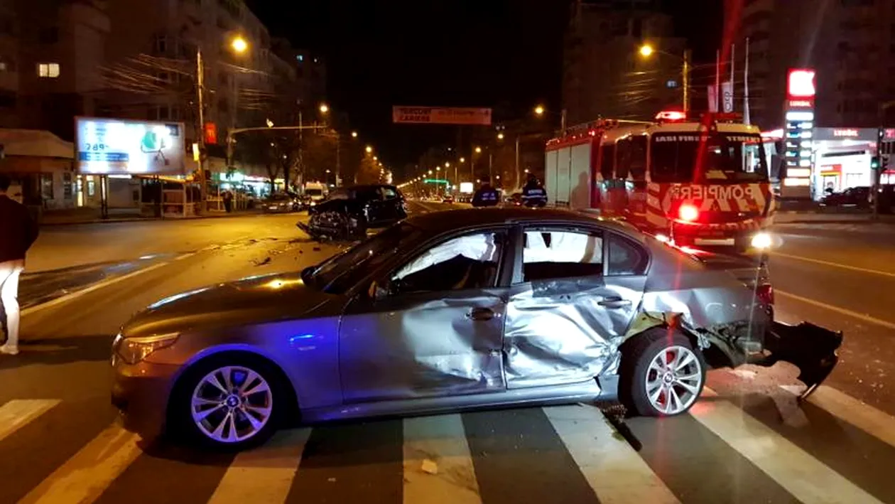 Primarul Iașului a făcut accident într-o intersecție și a ajuns la spital! VIDEO