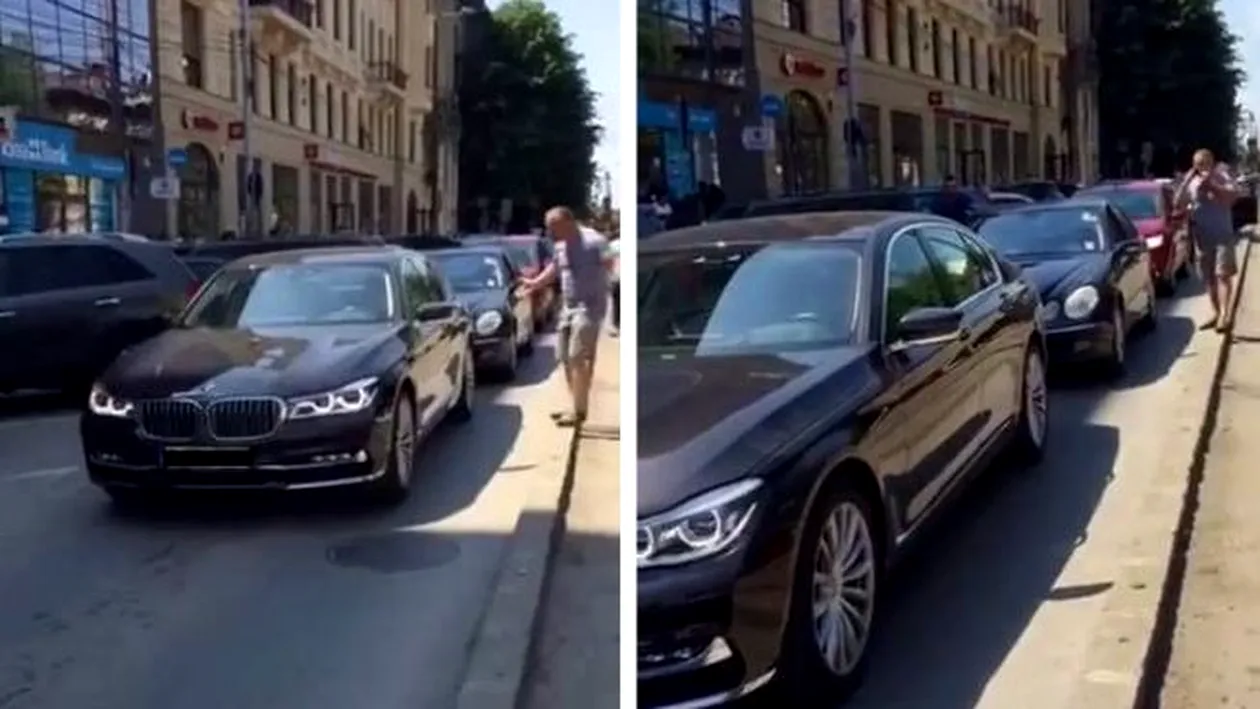 Un sofer din Timisoara a oprit masina in trafic, blocand strada! Furiosi, oamenii s-au dat jos si s-au dus la el. Ce a patit VIDEO