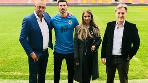 Goalkeeperul Florin Niţă a fost prezentat oficial de cehii de la Sparta Praga. 
